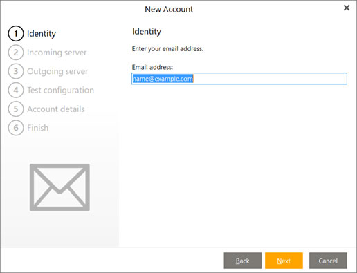 Setup VODAFONE.IT email account on your eMClient Step 3