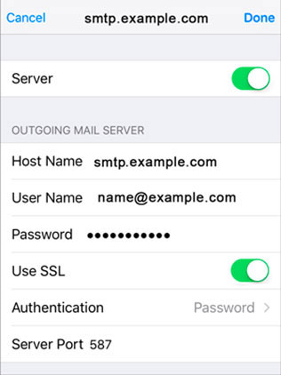Setup INTERNODE.ON.NET email account on your iPhone Step 13