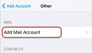 Setup VODAFONE.IT email account on your iPhone Step 6