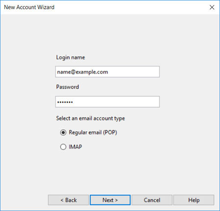 Setup ATLANTICBB.NET email account on your Opera Mail Step 3