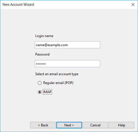Setup HOTMAIL.FR email account on your Opera Mail Step 3
