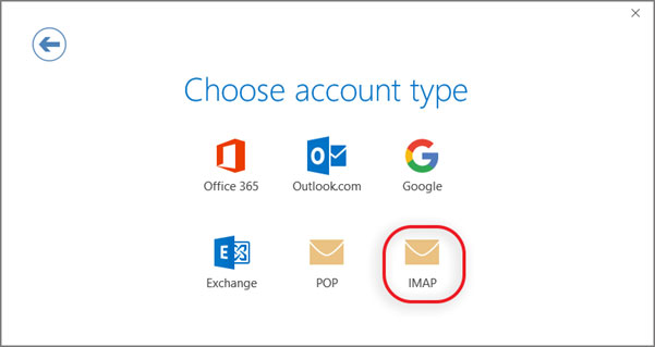 Setup LIVE.SE email account on your Outlook 2016 Manual Step 3 - Method 2