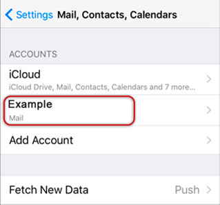Setup WOH.RR.COM email account on your iPhone Step 11