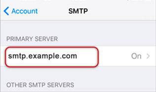 Setup DISHMAIL.NET email account on your iPhone Step 12