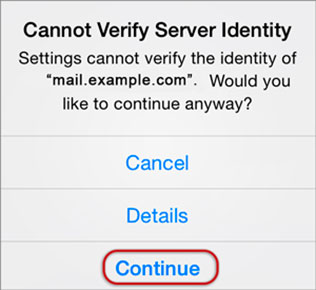 Setup YAHOO.ES email account on your iPhone Step 9